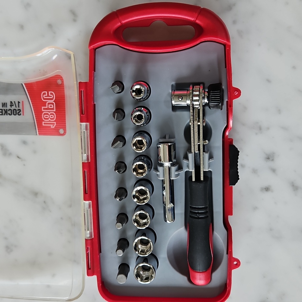 Bridge Tools 18PC 1/4" Drive Socket Set NIB - Picture 3 of 4